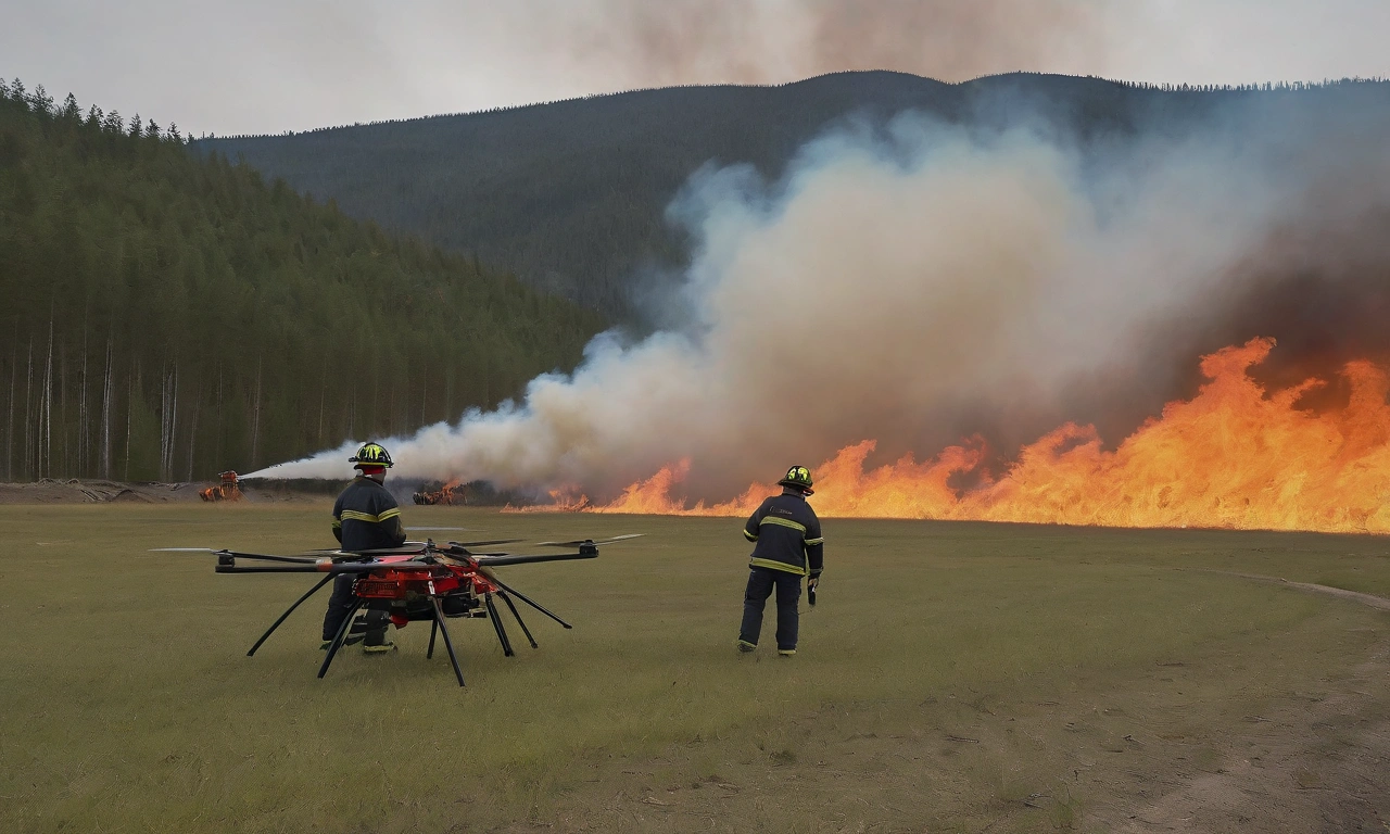 UAV and Wildfire Suppression